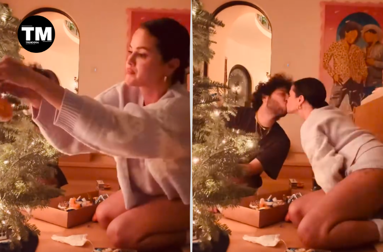 Selena Gomez & Benny Blanco Celebrate Their First Christmas as Newlyweds