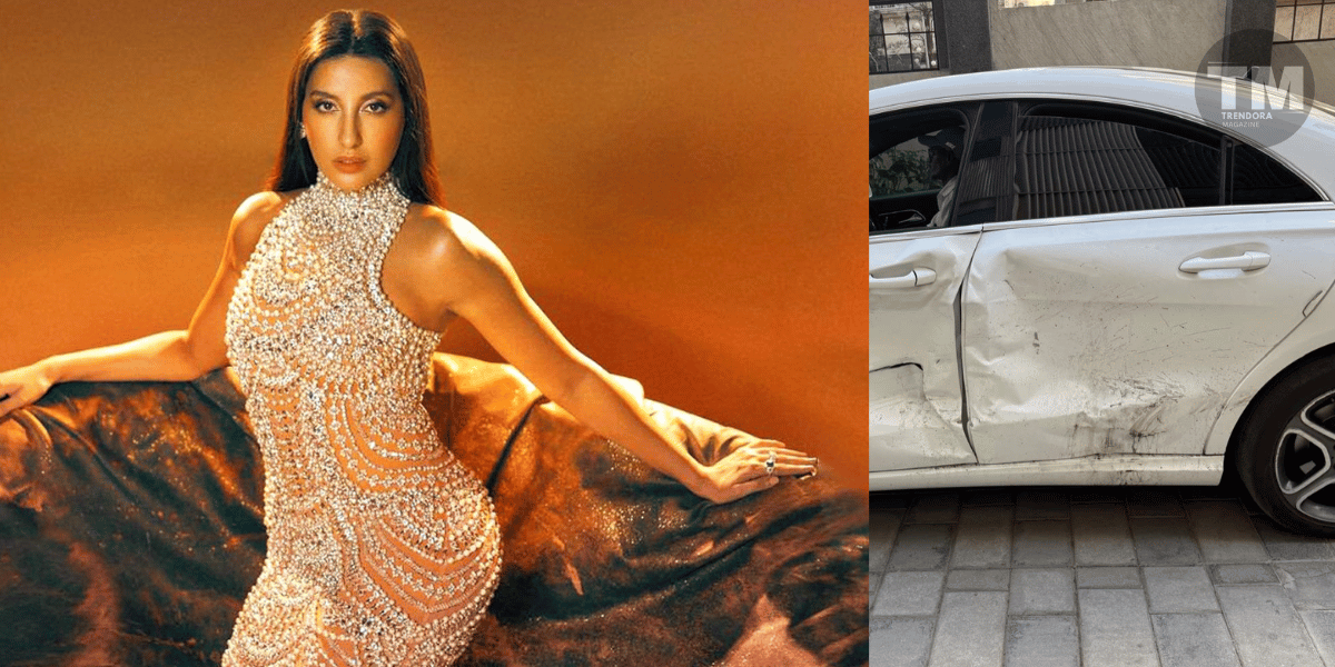 Nora Fatehi Survives Mumbai Car Accident