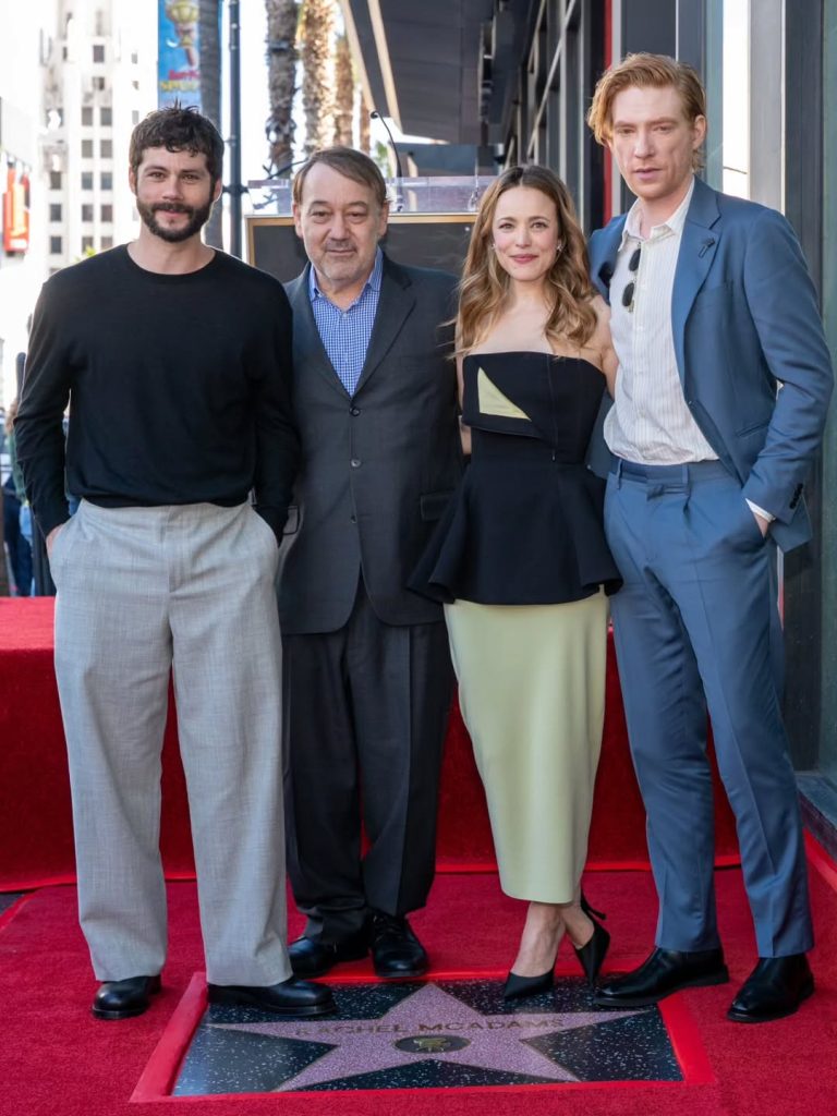 Dylan O’Brien Supports Rachel McAdams at Walk of Fame