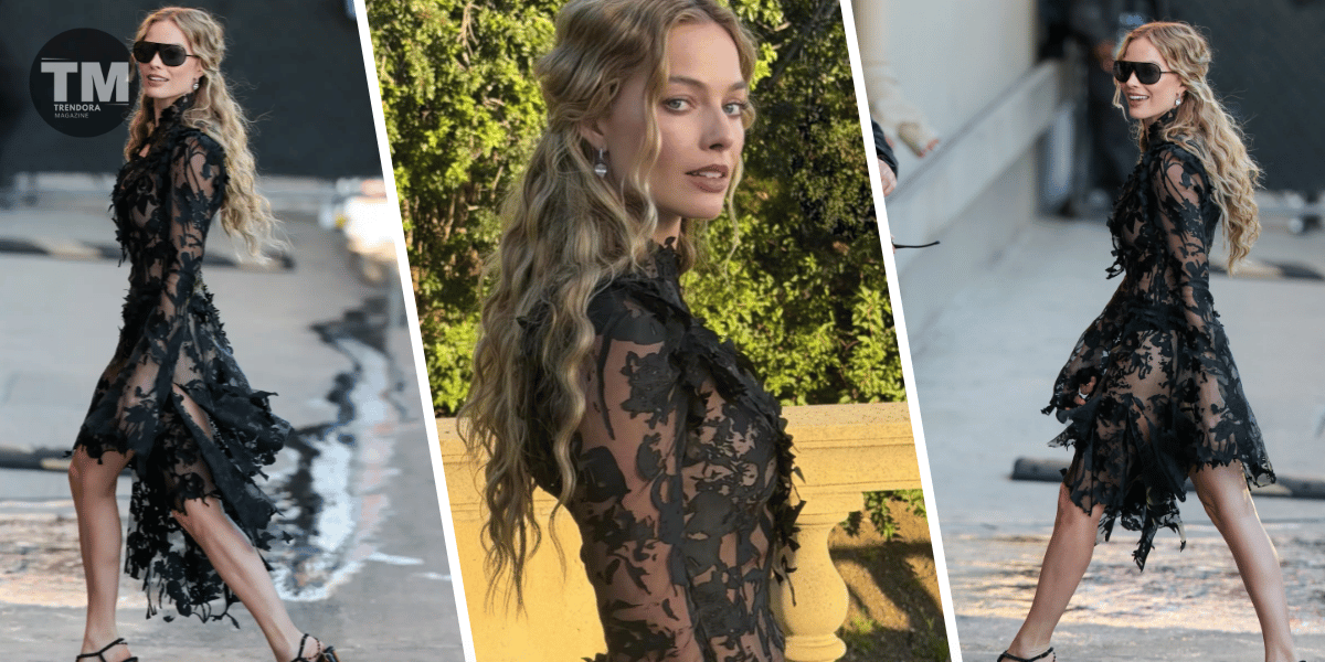 Margot Robbie Stuns at Wuthering Heights Photocall