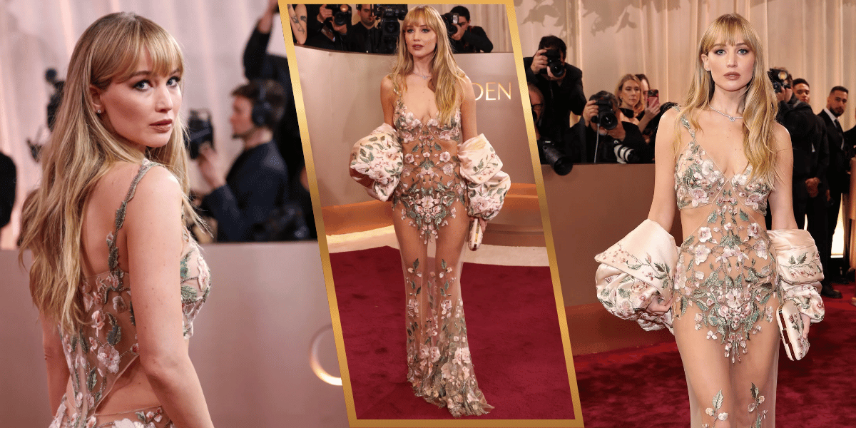 Jennifer Lawrence’s Effortless Golden Globes Look