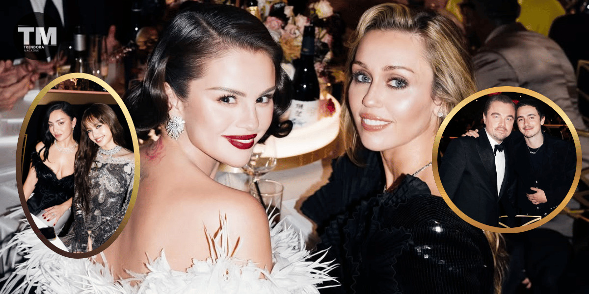 Selena Gomez & Miley Cyrus Light Up Golden Globes Night