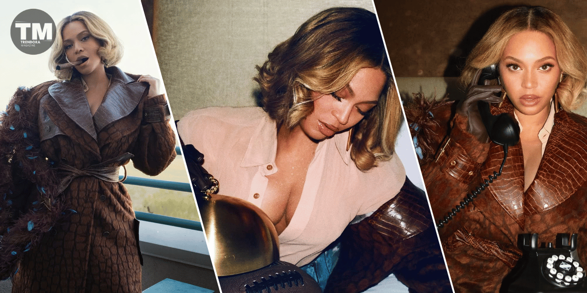 Beyoncé Stuns in New Super Bowl Photos With Bold Blonde Bob