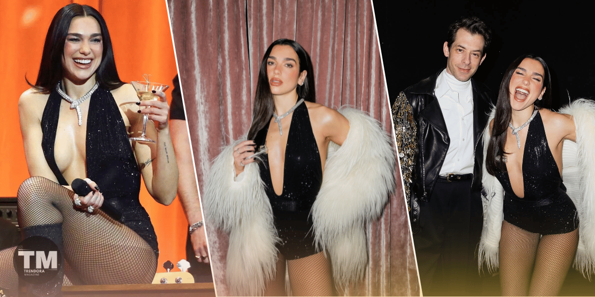 Dua Lipa Stuns in Black Mini Dress at BRIT Awards 2026