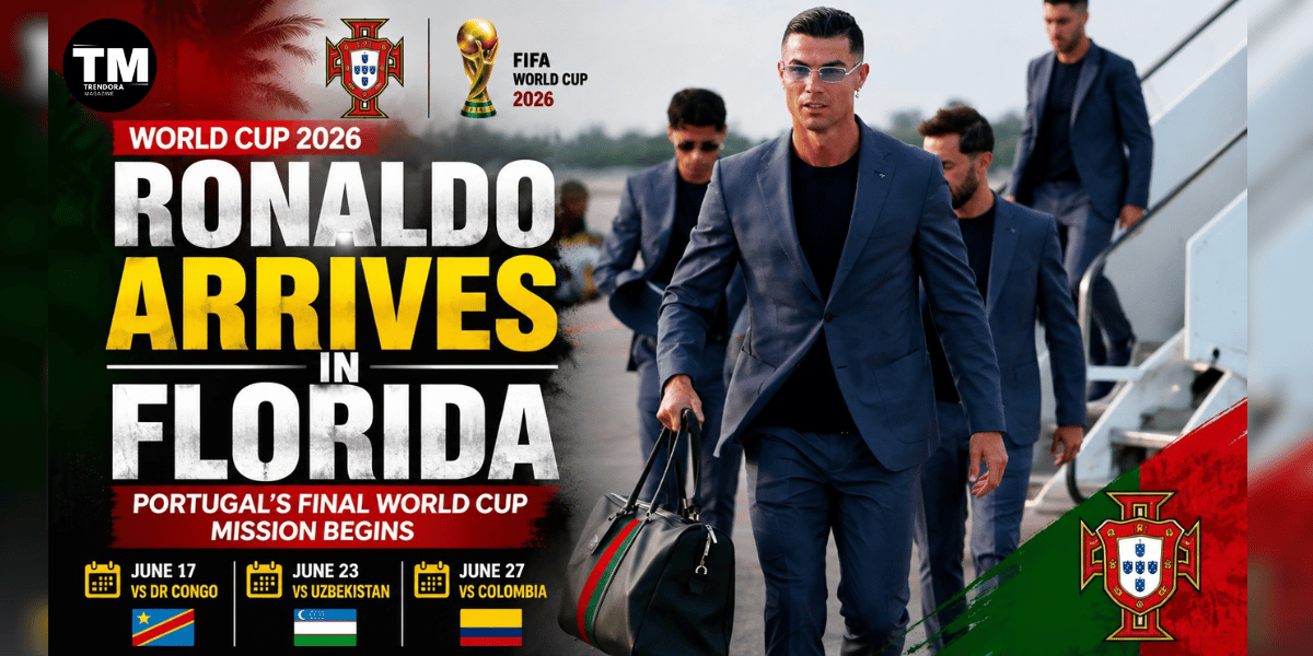 Cristiano Ronaldo and Portugal Land in Florida Ahead of Historic 2026 FIFA World Cup Campaign