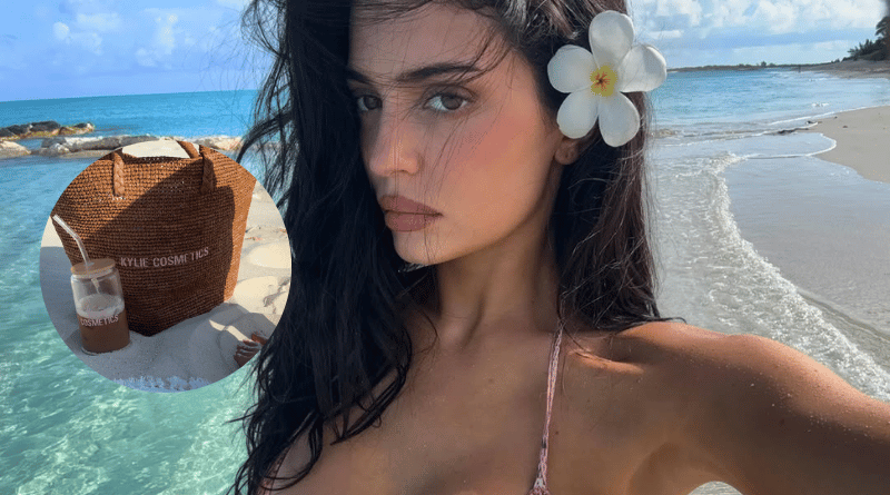 Kylie Jenner Beach Photos shared on Instagram