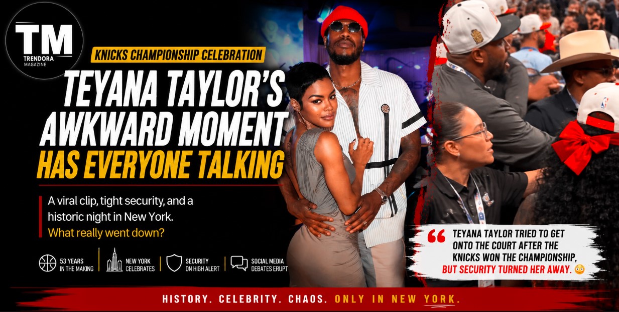 Teyana Taylor Knicks Championship Moment during New York Knicks Championship Celebration