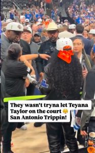 Teyana Taylor Knicks Championship Moment during New York Knicks Championship Celebration