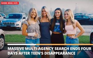 Marly Kinney featured in a news graphic about the four-day search at Kentucky's Grayson Lake and the ongoing investigation into her death.