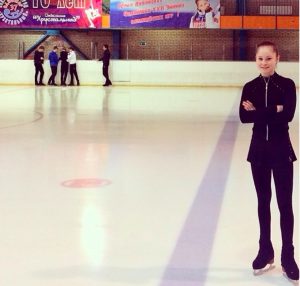 Yulia Lipnitskaya Olympic champion and former Russian figure skater during the 2014 Winter Olympics.