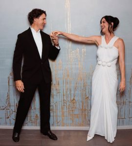 Katy Perry and Justin Trudeau attend the Tribeca Festival premiere in New York