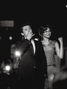 Tom Holland and Zendaya walking together in Rome during the Spider-Man Brand New Day promotional tour.