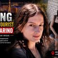 Feature image of missing Australian tourist Sally Contarino, showing her portrait, last known surveillance image, and Las Vegas search locations as authorities continue investigating her disappearance.