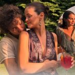 Selena Gomez smiles during a sunset getaway in Benny Blanco's heartfelt birthday tribute on Instagram.